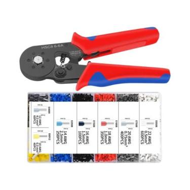Imagem de Alicate De Crimpagem HSC8 Para Terminais De Fios E Tubos, Ferramenta E