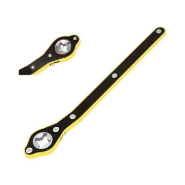 Imagem de Chave De Catraca Universal Para Carro, Chave Hexagonal De Dupla Finali