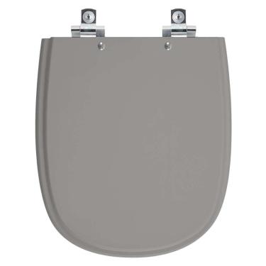 Imagem de Assento Sanitário Soft Close Donna Cinza Escuro Para Vaso Santamarina