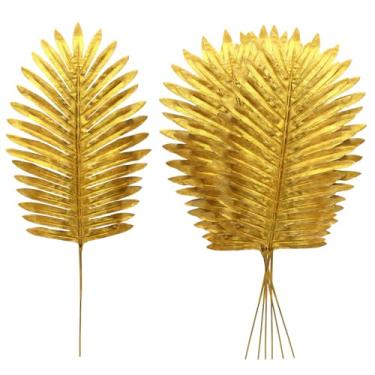 Imagem de Giegxin 6 peças de 45,7 cm Páscoa Semana Santa Ramos de Palmeira para Domingo de Ramos Religioso Poliéster Folhas Artificiais Cristão para Arranjo Floral de Páscoa, Igreja, Altar Buffet, Decoração de