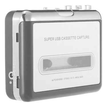 Imagem de Toca Fita Cassete Play Conversor Mp3 Audio Portátil Usb Pen