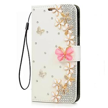 Imagem de XZDWH Capa para Samsung Galaxy A57 5G, capa protetora de couro brilhante com ranhuras para celular [suporte] [compartimentos para cartões] [fecho magnético] capa de telefone para Samsung Galaxy A57 5G