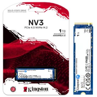 Imagem de Ssd Nvme Kingston Nv3 1tb, Pcie 4.0 X4, M.2 2280, Leitura 6000 Mb-s, Gravação 4000 Mb-s...