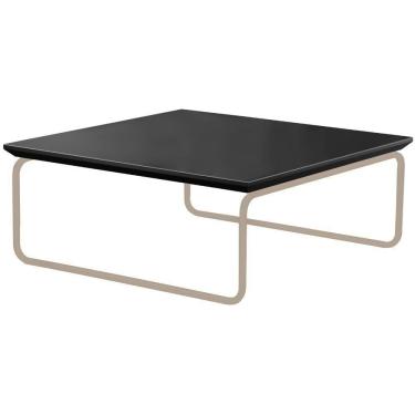 Imagem de Mesa De Centro Munique Preto Base Em Metal Champanhe