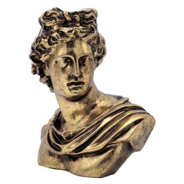 Imagem de Escultura Apollo Bust, estatueta de resina de 19 cm, deus grego, Apolo