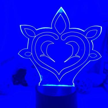 Imagem de Luz noturna 3D Genshins Impacts Icon Colorful Smart Touch - taiyuanket