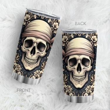 Imagem de Caneca de viagem Oasisdream Tumbler 600ml de aço inoxidável com tampa