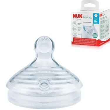 Imagem de Bico Para Mamadeira NUK Essence Smart Flow Fluxo Rápido 6+ PA7015-2U