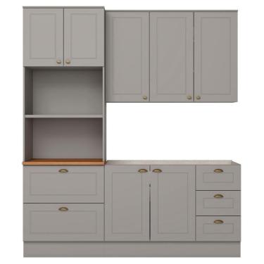 Imagem de Cozinha Modulada 3 Pecas 120cm Ce759 Americana -Nature Henn