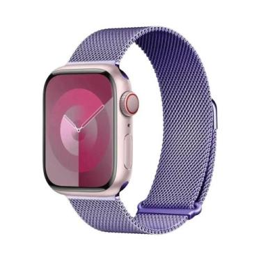 Imagem de Pulseira Milanese De 40mm 41mm 44mm 45mm 46mm Para Apple Watch Série 1