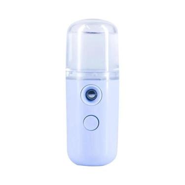 Imagem de Mini Pulverizador Facial Portátil De 30ml, Recarregável via USB, Umidi