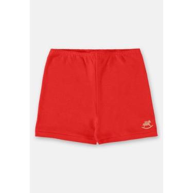 Imagem de Short Unissex Essentials Básico para Bebê Up Baby, Vermelho, PR