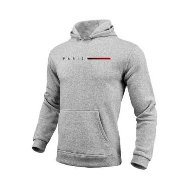 Imagem de Conjunto Esportivo Masculino Confortável Com Capuz, Calças De Moletom,