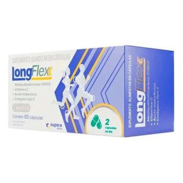 Imagem de Longflex 60 Cápsulas Colageno Tipo 2 Msm Vitamina C - Sem sabor - Supe