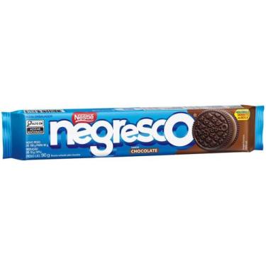 Imagem de Biscoito Nestlé Recheado Negresco Chocolate 90g, 1 Unidade, Chocolate