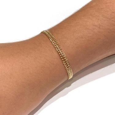 Imagem de Pulseira Feminina Lacraia Em Ouro 18k Bracelete - Golden Maison Joias,