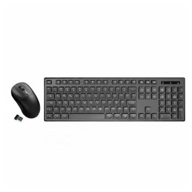 Imagem de Kit Teclado e Mouse sem Fio K-Mex - ABNT2 - 2400dpi - 2.4GHz - Preto -