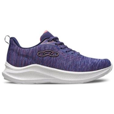 Imagem de Tênis Olympikus Nyx Feminino - Roxo/Coral, 34, Roxo