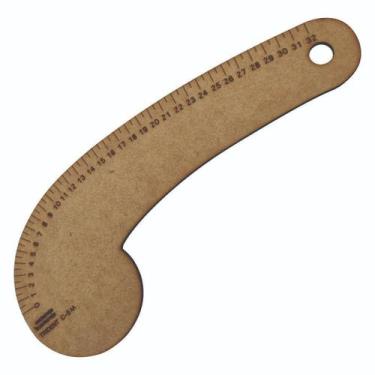 Imagem de Regua P/ Corte e Costura 25x11cm - Trident