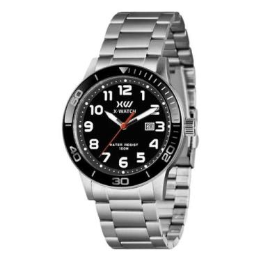 Imagem de Relógio x-watch masculino xmss1062p2sx, PRATA-PRETO, UN