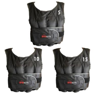 Imagem de Kit 3 Colete de Peso 5, 10 e 15kg Cross Funcional Rythmoon Fit