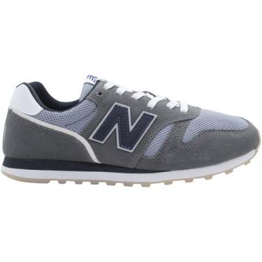 Imagem de Tênis New Balance 373v2 Cinza Masculino, Cinza, 38