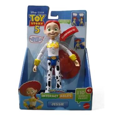 Imagem de Boneco Articulado Jessie Toy Story 5 Disney Pixar 22cm c/ Som - Mattel