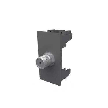 Imagem de Módulo Tomada Antena De Tv Fame Habitat Onix Para Cabo Coaxial 75 Ohms