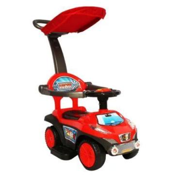 Imagem de Triciclo Infantil Carrinho c/ Teto Vermelho BW060VM Importway