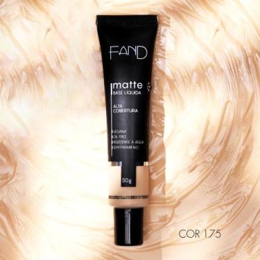 Imagem de Base Líquida Matte Fand 30g - Alta Cobertura Resistente À Água COR:COR