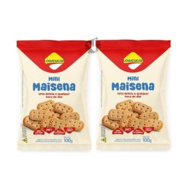 Imagem de Kit 2 Mini Maisena Lowçucar Zero Lactose Diet Integral Tradicional 100