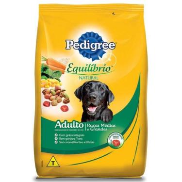Imagem de Ração Pedigree Equilíbrio Natural para Cães Adultos de Raças Médias e 