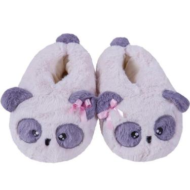 Imagem de Pantufa Funny Adulto Quentinha - UseDue, Bege, 33/34