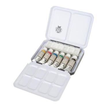 Imagem de Estojo Metal Aquarela Schmincke Horadam 06 Cores Retrô
