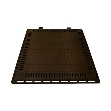 Imagem de Tampa Casa Máquina Piscina Lisa Articulada Grelha 80x80cm M