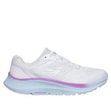 Imagem de Tenis fem skechers go run consistent 2.0 ref:128607, Branco, Azul, 39