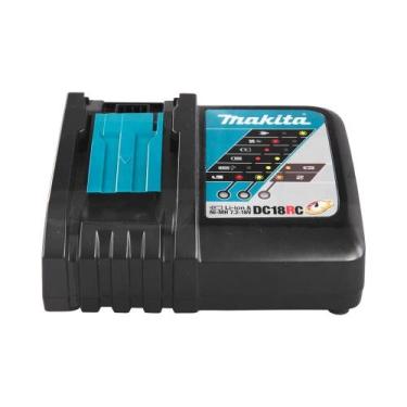Imagem de Carregador Rápido 18V e 14.4V LXT DC18RC Bivolt Original Makita, 18v
