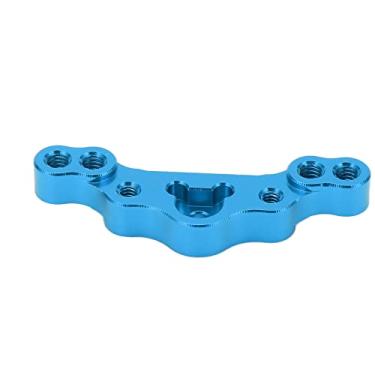 Imagem de Montagem de código de fixação de tirante superior frontal, montagem de código de fixação de tirante leve Prático Durável com parafuso para carro 1/18 RC para LOSI Mini-T 2.0 2WD(azul)
