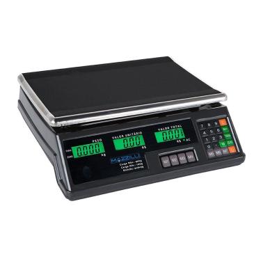 Imagem de Balança Eletrônica Digital Bivolt Alta Precisão Preta 40kg