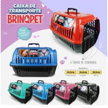 Imagem de Caixa De Transporte Número 2 Para Cães Gatos E Pets Brinqpet