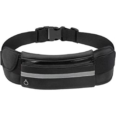 Imagem de Armear — Carteira de cinto para viagem com cintura para dinheiro – à prova d 'água, antirroubo, passaporte, segurança, carteira para corrida masculina e feminina