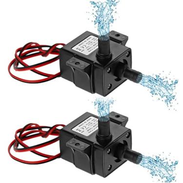 Imagem de Bomba de água 12V DC, bomba de água Aideepen 3M 12v submersível Motor sem escova 240L/H Bomba de água para aquários, tanque de peixes, lagoa, fontes