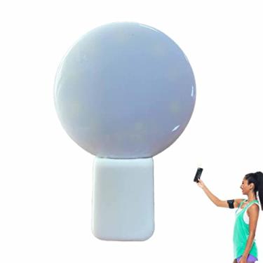 Imagem de preenchimento telefone móvel,preenchimento selfie recarregável USB | Mini luz circular portátil para videoconferência com 4 luzes ajustáveis para transmissão ao vivo e Fovolat