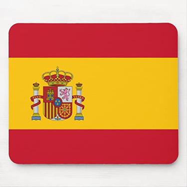 Imagem de Bandeira Nacional da Espanha Mouse Pad Computador Mouse Pad Acessórios de Mesa 24 cm x 20 cm Cor: Bandeira Nacional da Espanha