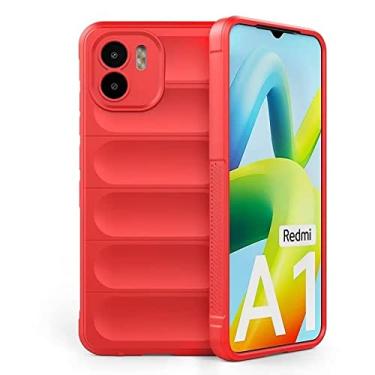 Imagem de BoerHang Capa para Motorola Edge 40 Pro, TPU macio, proteção antiderrapante moderna, compatível com capa de telefone Motorola Edge 40 Pro (vermelha)