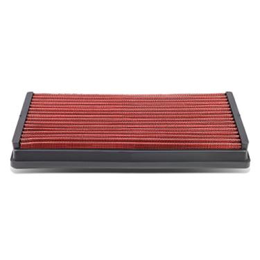 Imagem de DNA Motoring AFPN-056-RD Filtro de ar para painel de queda [para Ford Focus 2.0L 00-04]