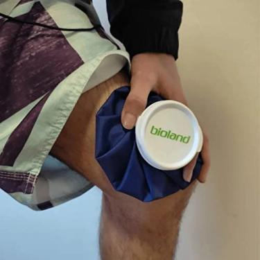 Imagem de Bolsa Para Gelo Flexível E Impermeável Azul Com Tampa Grande Bioland