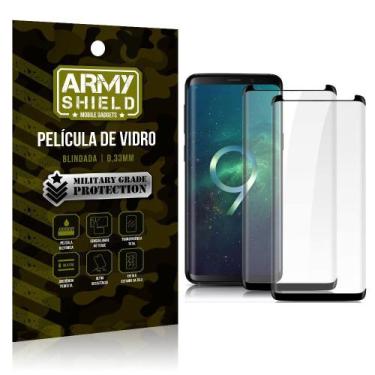 Imagem de Kit 2 Películas De Vidro Blindada 3D Full Cover Galaxy S9 - Armyshield