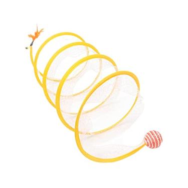 Imagem de Generic Brinquedo dobrado para de gato, brinquedo interativo para gato, para gato, brinquedos de, passagem para gatos, brinquedos portáteis, bola