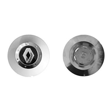 Imagem de Jogo Calota Centro Roda Scorro S182 Prata Renault Aro 14 15